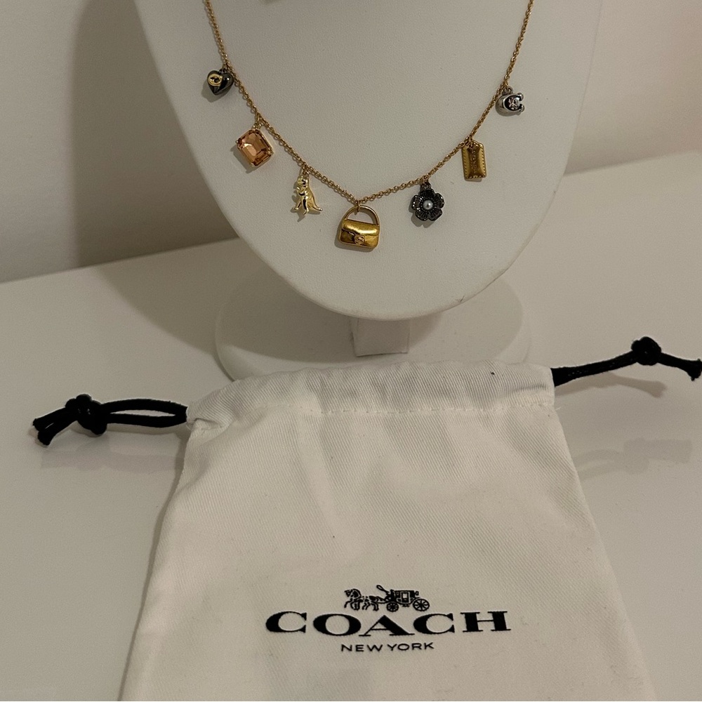 Coach Mini Handbag Charm Necklace - Picture 4 of 4